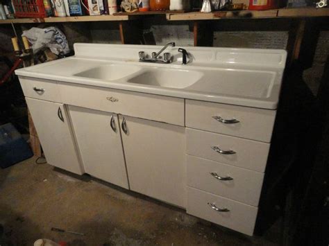 youngstown kitchen steel cabinets circa 1950|youngstown kitchens cabinet sink refurbish.